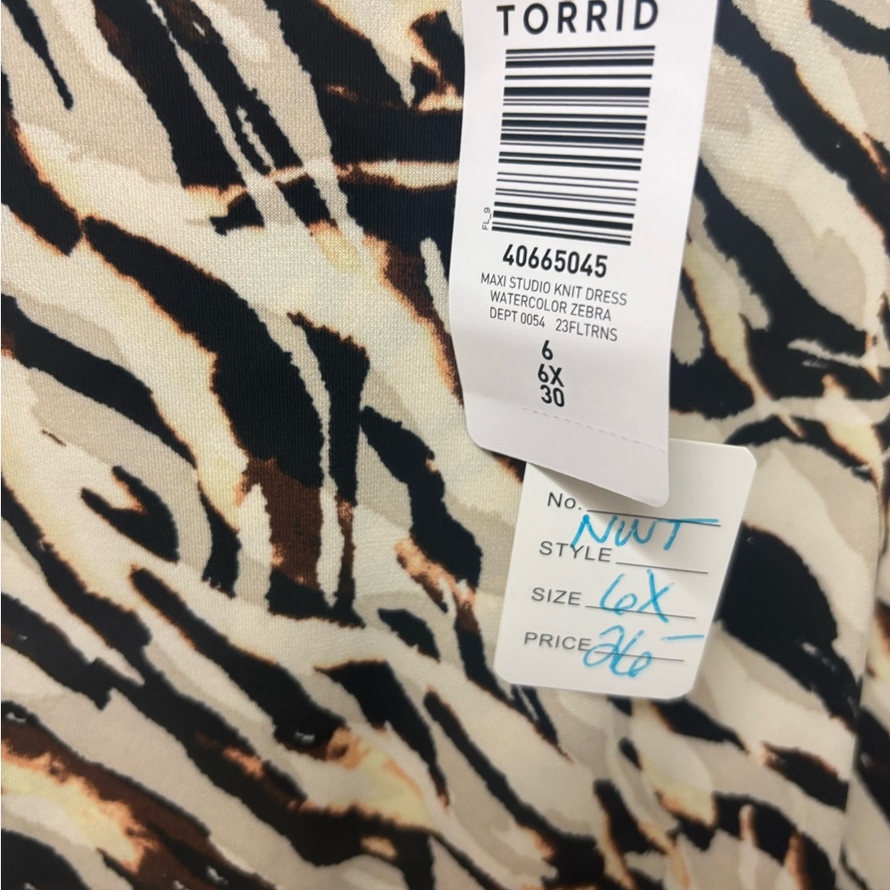 Torrid Zebra Print Knit Dress - Picture 3 of 3